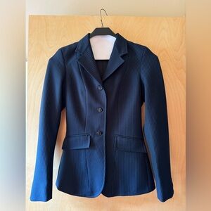 Navy blue, wool, Tailored Sportsman equestrian blazer